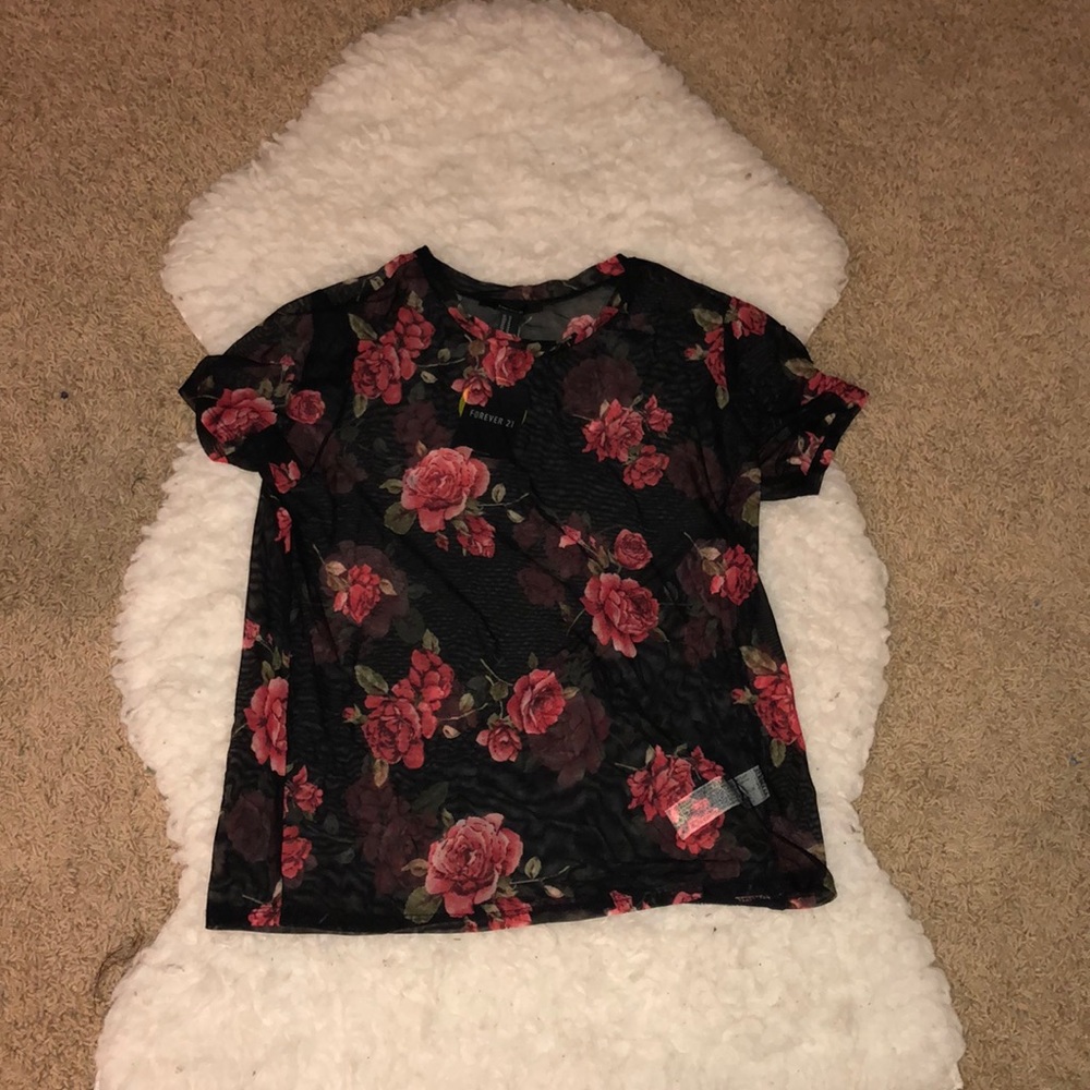 FOREVER 21 SEE-THROUGH OVER TOP